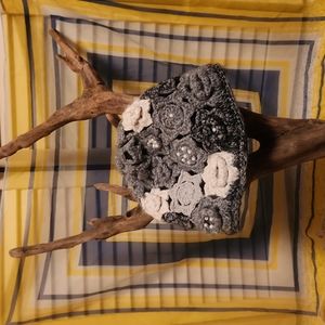 Womens crochet beanie toboggan winter hat